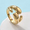 304 Stainless Steel Cuff Rings for Women RJEW-A063-01F-G-1