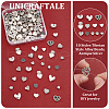 Unicraftale 110Pcs 10 Styles Tibetan Style Alloy Beads FIND-UN0015-82-4