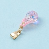 Glass Seed Beaded Pendants PALLOY-MZ00590-02-4