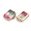 Gradient Color Glass Pendants GLAA-S193-008-A03-3