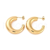 C-Shaped 304 Stainless Steel Stud Earrings for Women EJEW-A125-07G-4
