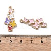 Alloy Enamel Pendants ENAM-S022-04A-3