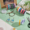   20 Rolls 20 Colors Round Polyester Cord OCOR-PH0004-83A-5