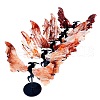 Natural Red Hematoid Quartz/Ferruginous Quartz Figurines PW-WG93422-01-3