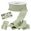 9M Ruffled Polyester Ribbon OCOR-WH0086-14C-1