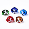 Handmade Gold Sand Lampwork Beads LAMP-L079-03-M-1
