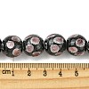 Handmade Silver Sand Lampwork Beads Strands LAMP-A003-01D-4