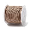 20M Polyester Braided Cord for Jewelry Making OCOR-G015-04A-06-3
