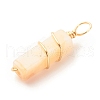 Natural Carnlian Pendants PALLOY-JF01581-05-3