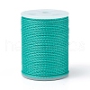Round Waxed Polyester Cord X-YC-G006-01-1.0mm-25-1