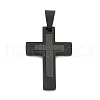 Ion Plating(IP) 304 Stainless Steel Pendants STAS-K091-01B-1