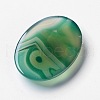 Natural Green Agate Cabochons X-G-F296-08-30x40mm-3