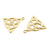 Ion Plating(IP) 201 Stainless Steel Pendants STAS-N098-263LG-3