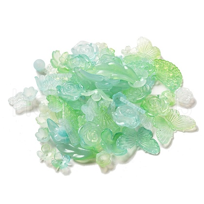 Imitation Jelly Acrylic Beads OACR-H039-02H-1