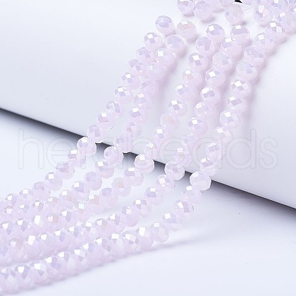 Electroplate Glass Beads Strands EGLA-A034-J3mm-B04-1