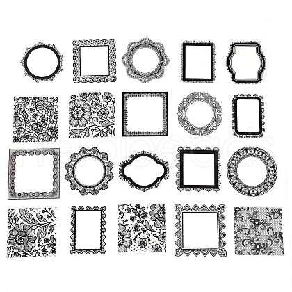 20Pcs Waterproof PET Stickers Set DIY-F149-02A-1