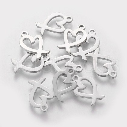 Non-Tarnish 201 Stainless Steel Charms STAS-Q201-T492-1