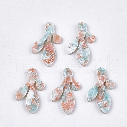 Cellulose Acetate(Resin) Pendants KY-T008-30B-1