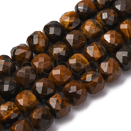 Natural Tiger Eye Beads Strands G-H028-A01-06-1