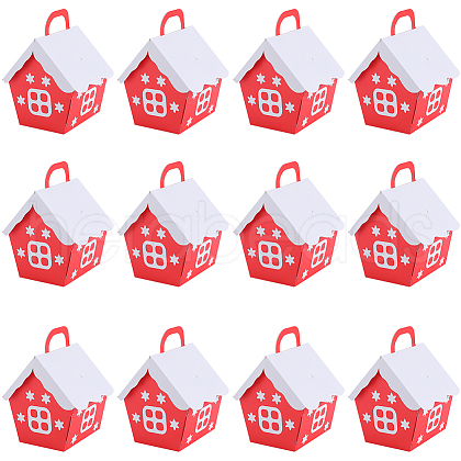SOFPLATE 12Pcs Christmas Folding Gift Boxes CON-SP0001-03-1