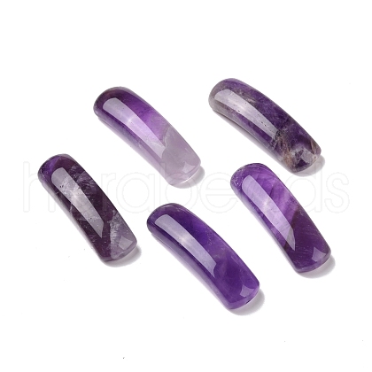 Natural Amethyst Connector Charms G-D460-02F-1