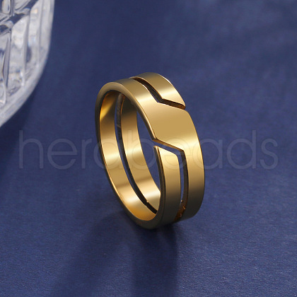 304 Stainless Steel Finger Rings FS-WGF5903-08-1