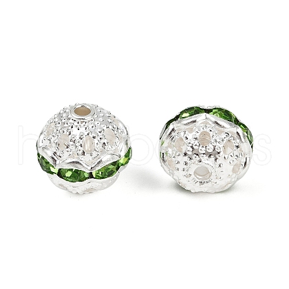 Brass Rhinestone Beads RB-H041-6-1