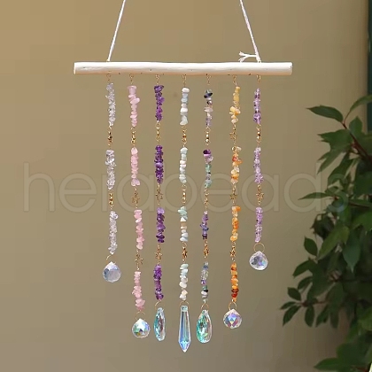 Teardrop Glass Suncatchers PW-WGB674D-01-1