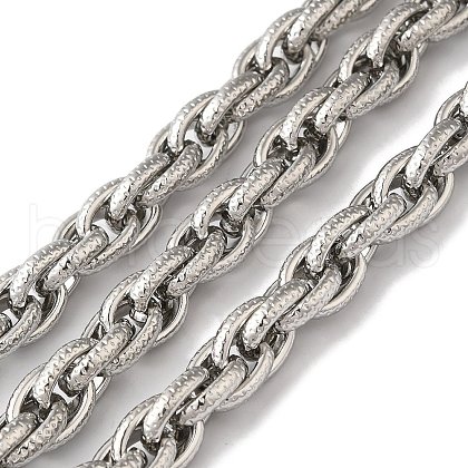 Tarnish Resistant 304 Stainless Steel Link Chains CHS-A012-06B-P-1
