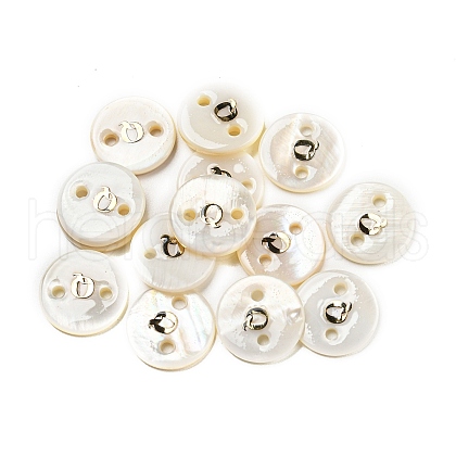Freshwater Shell Buttons BUTT-Z001-01Q-1