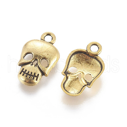 Tibetan Style Alloy Pendants TIBEP-K585-AG-RS-1