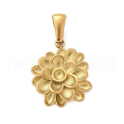 304 Stainless Steel Pendants STAS-Q349-01G-G-1