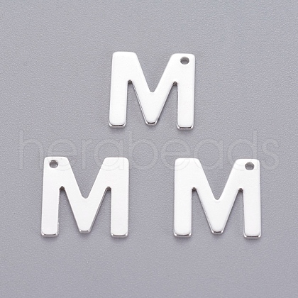 201 Stainless Steel Charms STAS-L232-007M-1
