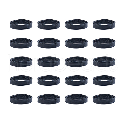 SUPERFINDINGS 20Pcs Leather Watch Strap Bezel AJEW-FH0005-08A-1