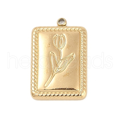 304 Stainless Steel Pendants STAS-I325-115A-G-1