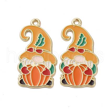 Thanksgiving Day Alloy Enamel Pendants ENAM-V002-02H-G-1