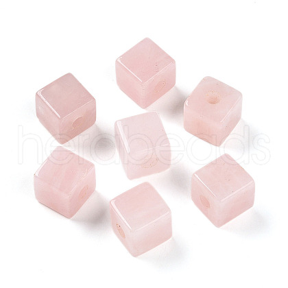 Natural Rose Quartz European Beads G-N345-07A-10-1