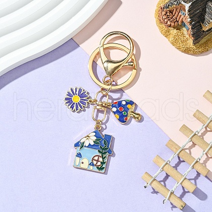Alloy Enamel Keychain KEYC-YW00062-03-1