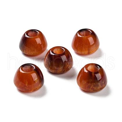 Resin European Large Hole Beads RESI-U009-03A-01-1