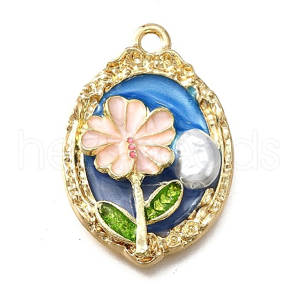 Alloy Enamel Pendants ENAM-K076-13A-01-1