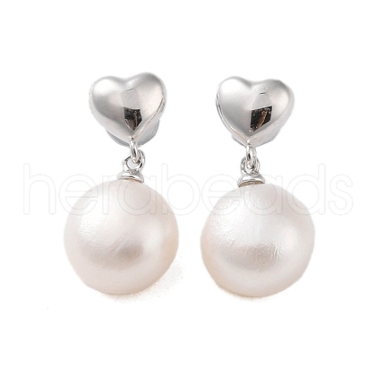 Mother's Day Jewellery 925 Sterling Silver Studs Earring EJEW-H002-20P-1