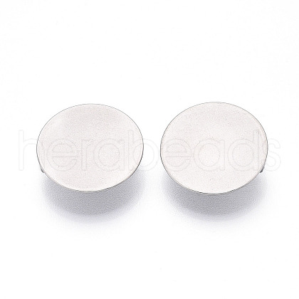 304 Stainless Steel Brooch Cabochon Settings STAS-E547-08I-P-1