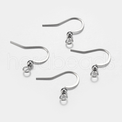 Tarnish Resistant 304 Stainless Steel French Earring Hooks STAS-I097-049P-1