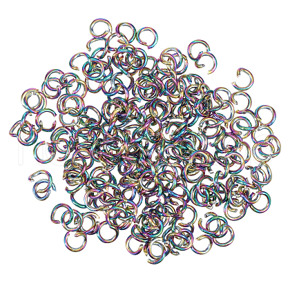 CHGCRAFT Ion Plating(IP) 304 Stainless Steel Open Jump Rings STAS-CA0002-21A-1