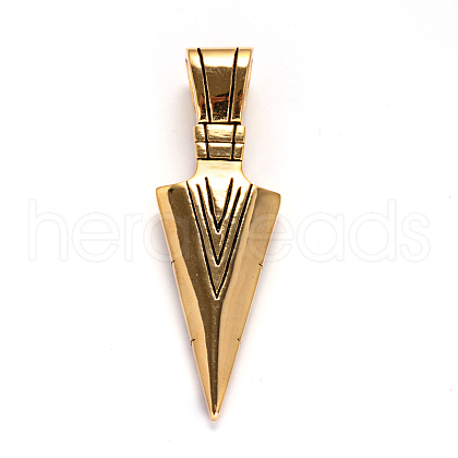 Triangle Pendulum 304 Stainless Big Steel Pendants STAS-L172-03AG-1