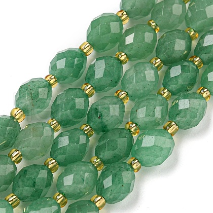 Natural Green Aventurine Beads Strands G-N342-42-1
