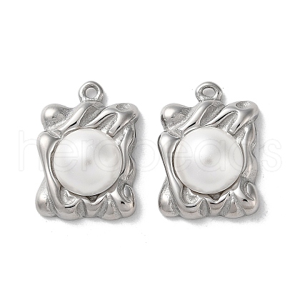 304 Stainless Steel Pendants STAS-L022-388P-1