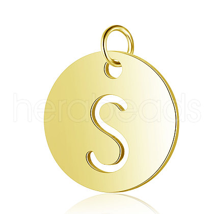 Ion Plating(IP) 304 Stainless Steel Charms A-STAS-S105-T514G-S-1