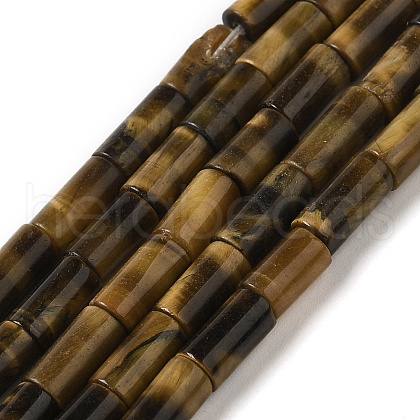 Natural Tiger Eye Beads Strands G-B091-A14-01-1