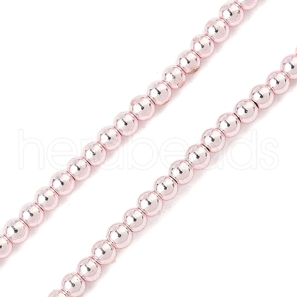 Electroplated Synthetic Non-magnetic Hematite Beads Strands G-A263-J01-01-1